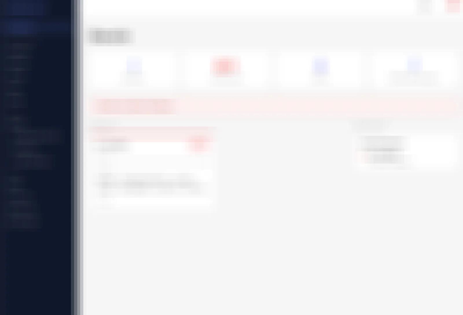Abstracted and unreadable view of the GuestOps dashboard